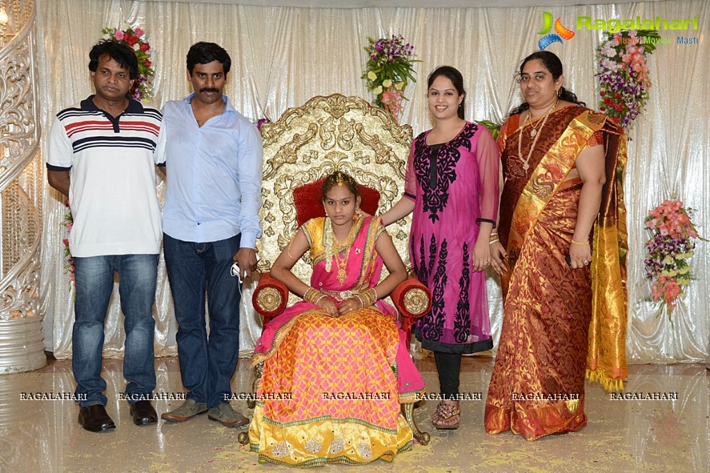 Suresh Kondeti's Daughter Lakshmi Half Saree Function