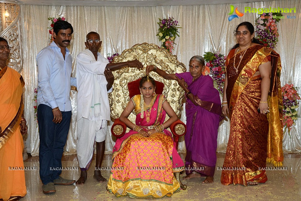 Suresh Kondeti's Daughter Lakshmi Half Saree Function