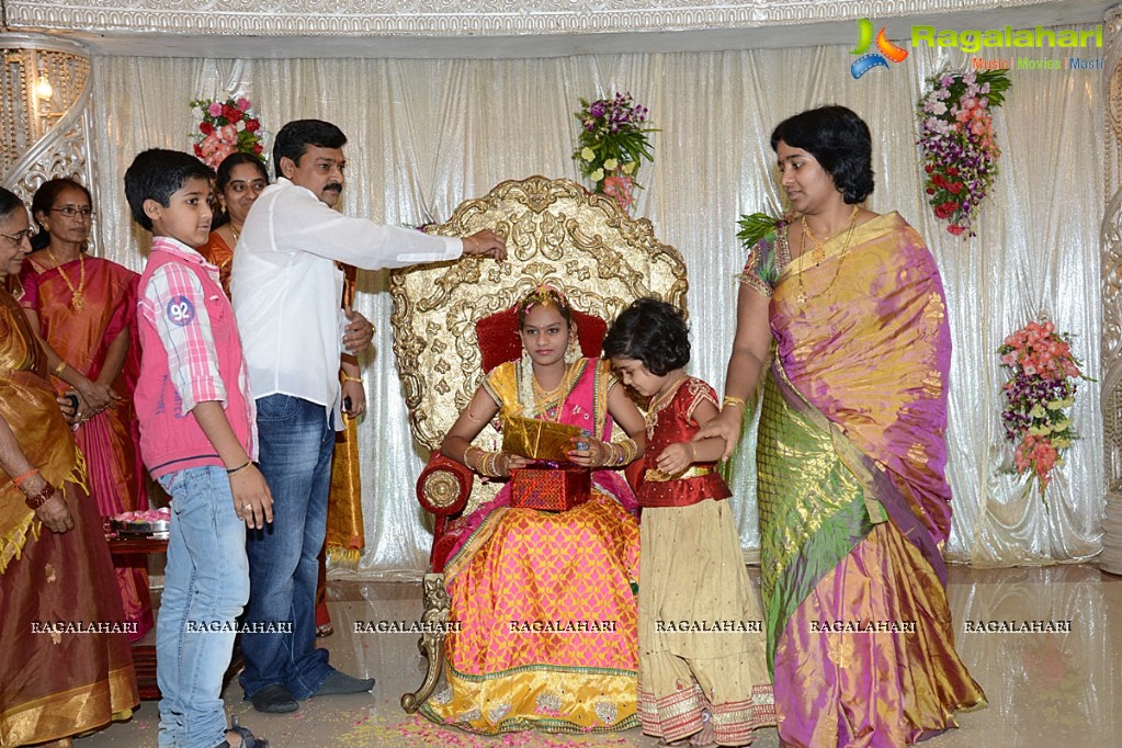 Suresh Kondeti's Daughter Lakshmi Half Saree Function