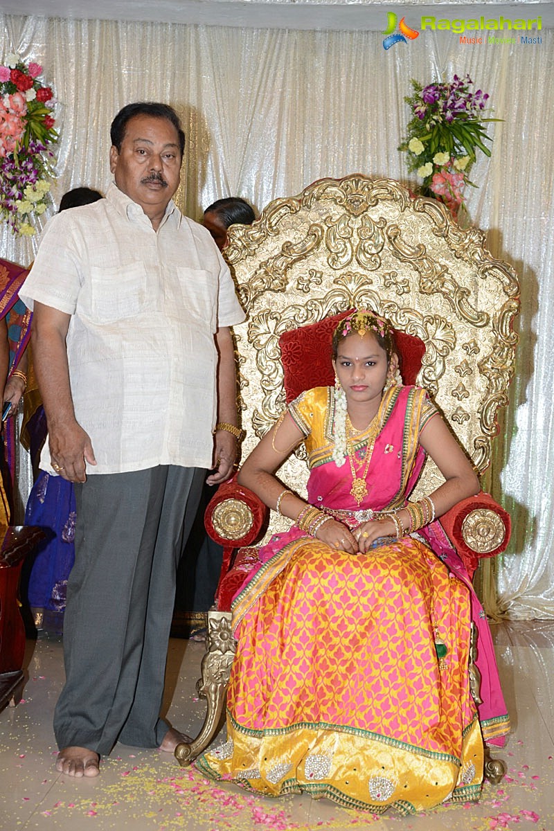 Suresh Kondeti's Daughter Lakshmi Half Saree Function