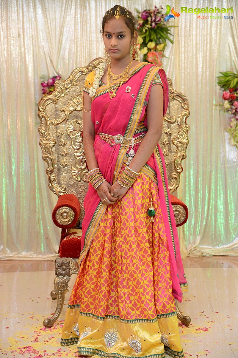 Suresh Kondeti's Daughter Lakshmi Half Saree Function