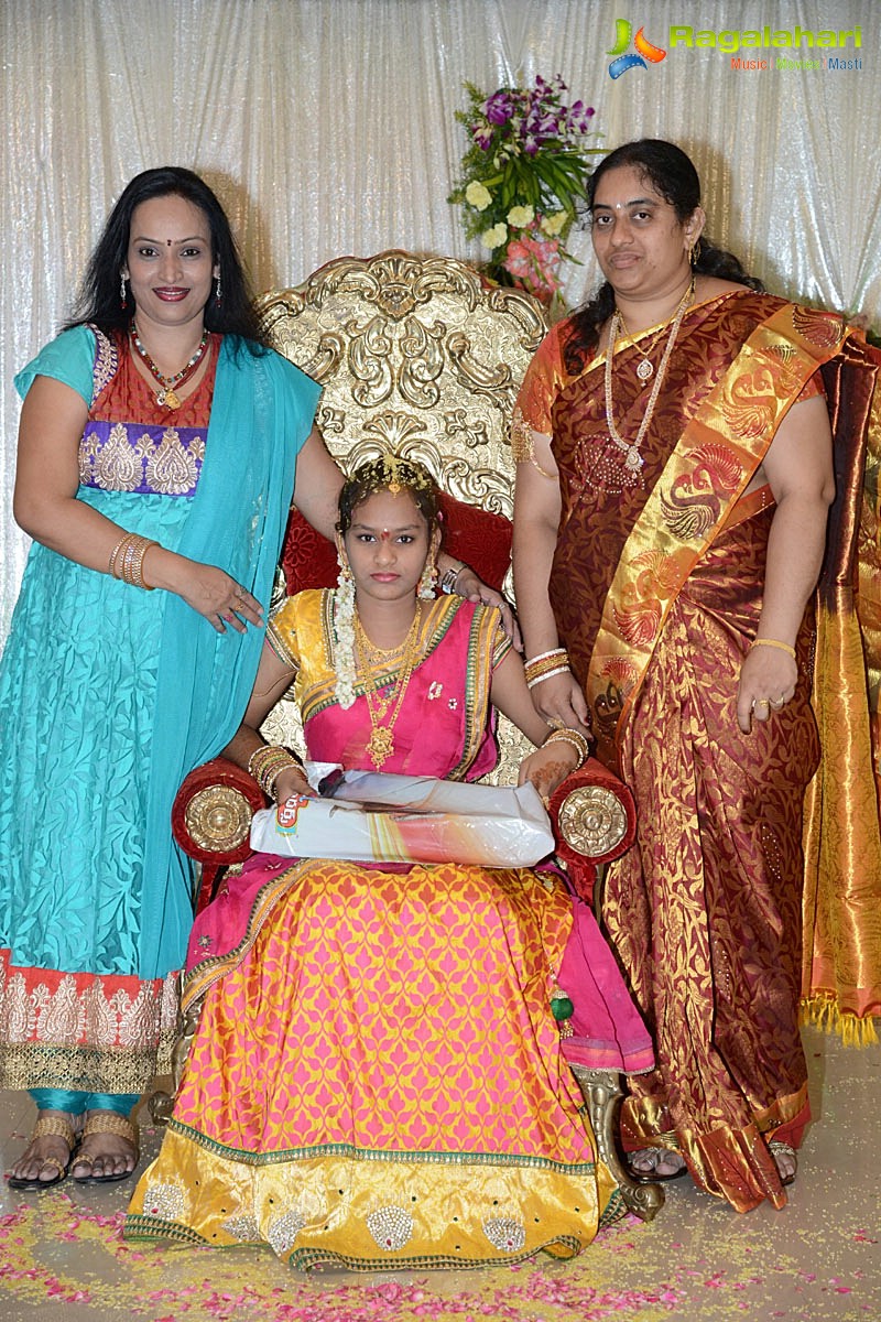 Suresh Kondeti's Daughter Lakshmi Half Saree Function