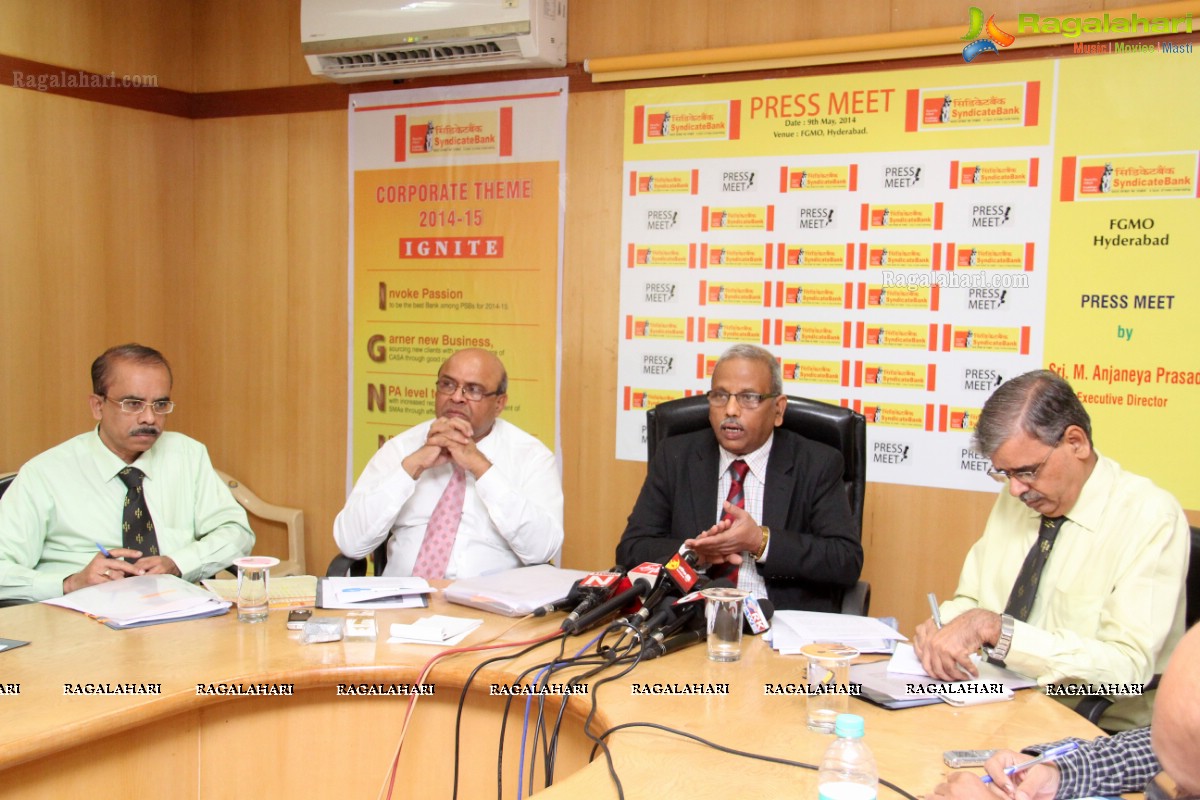 Syndicate Bank announces Financial Results for the Quarter ended 31st March, 2014