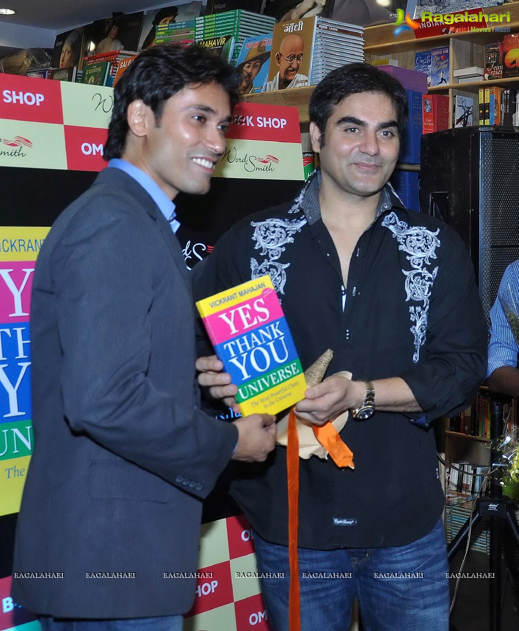 Arbaaz Khan launches Vickrant Mahajan's Book 'Yes Thank You Universe', Mumbai