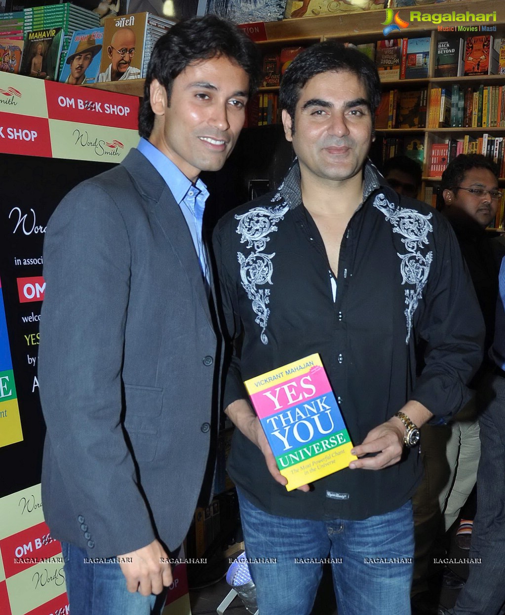 Arbaaz Khan launches Vickrant Mahajan's Book 'Yes Thank You Universe', Mumbai