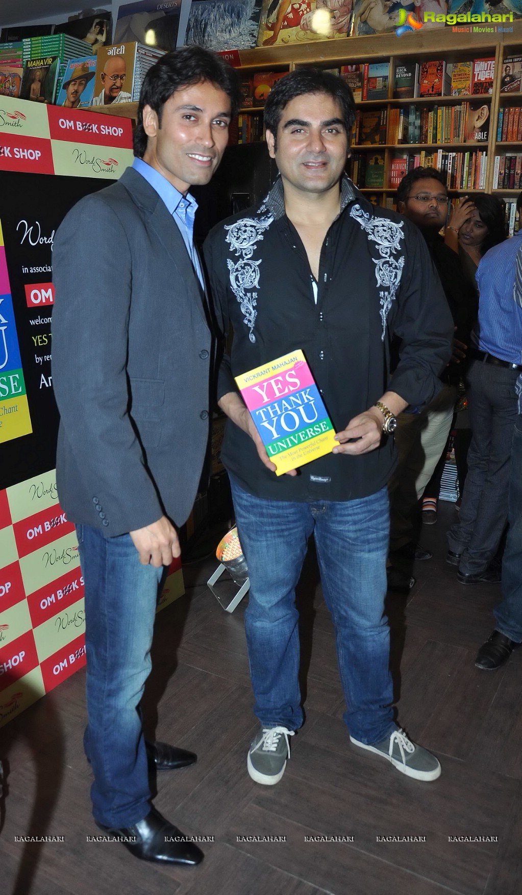 Arbaaz Khan launches Vickrant Mahajan's Book 'Yes Thank You Universe', Mumbai