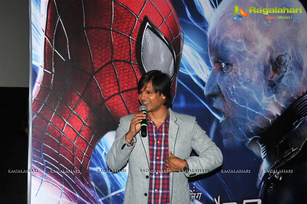 Vivek Oberoi Launches The Amazing Spider-Man 2 Hindi Trailer, Mumbai