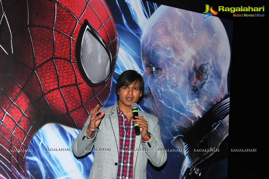 Vivek Oberoi Launches The Amazing Spider-Man 2 Hindi Trailer, Mumbai