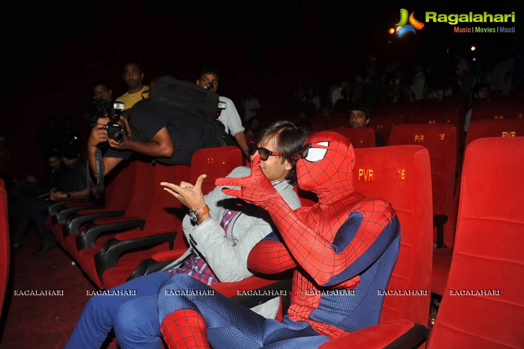 Vivek Oberoi Launches The Amazing Spider-Man 2 Hindi Trailer, Mumbai