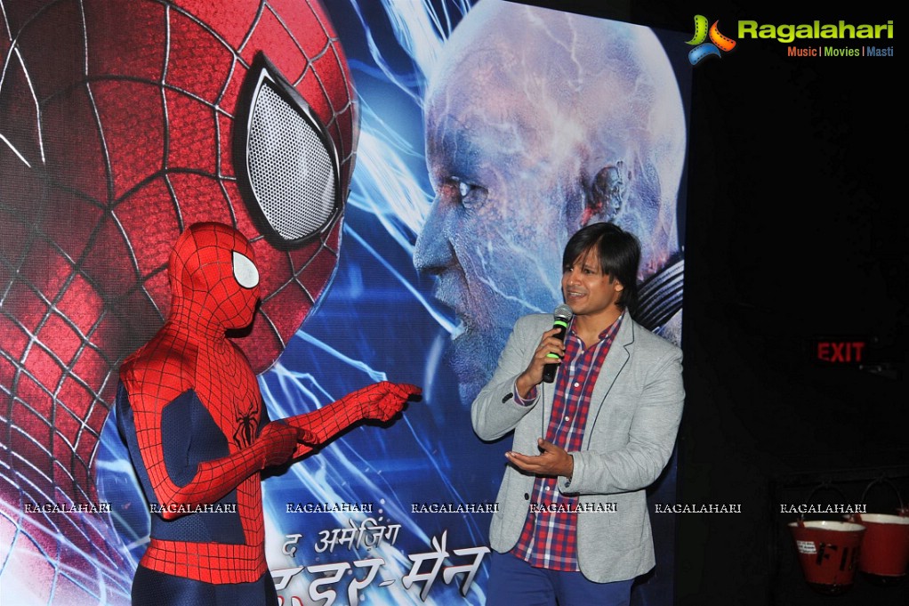 Vivek Oberoi Launches The Amazing Spider-Man 2 Hindi Trailer, Mumbai