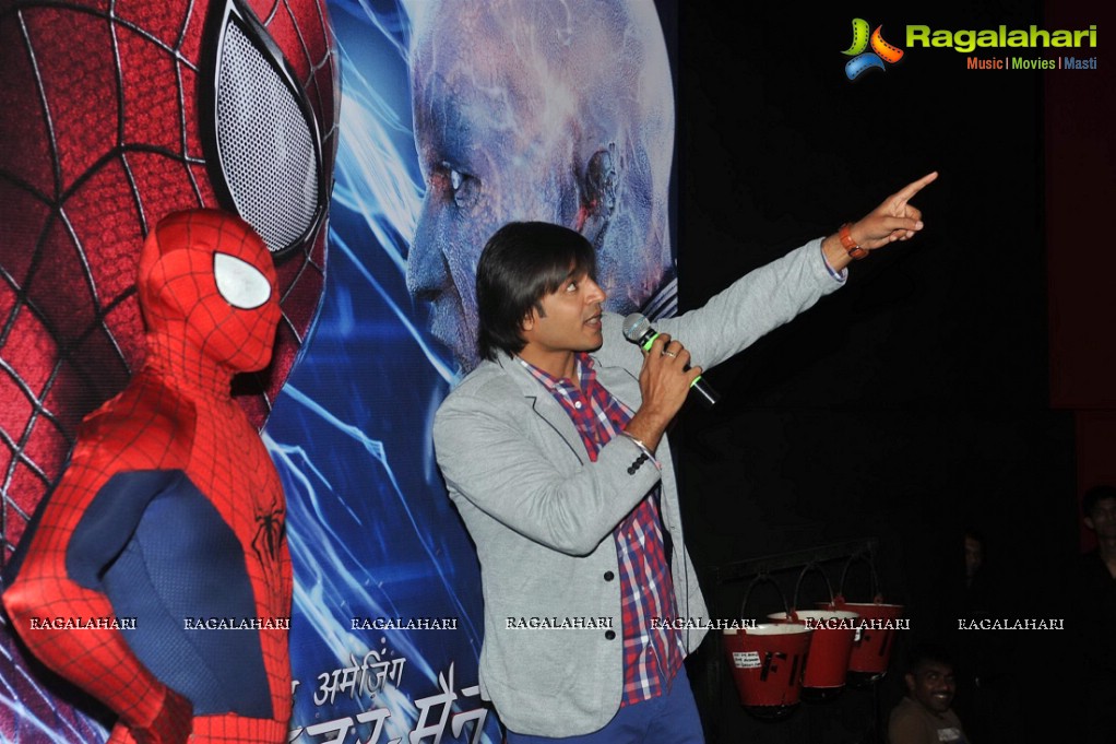 Vivek Oberoi Launches The Amazing Spider-Man 2 Hindi Trailer, Mumbai