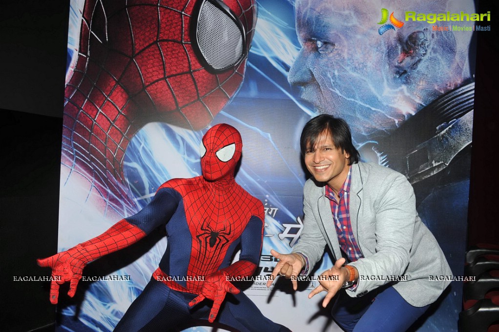 Vivek Oberoi Launches The Amazing Spider-Man 2 Hindi Trailer, Mumbai