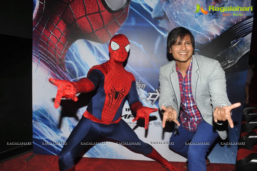 Vivek Oberoi Launches The Amazing Spider-Man 2 Hindi Trailer, Mumbai