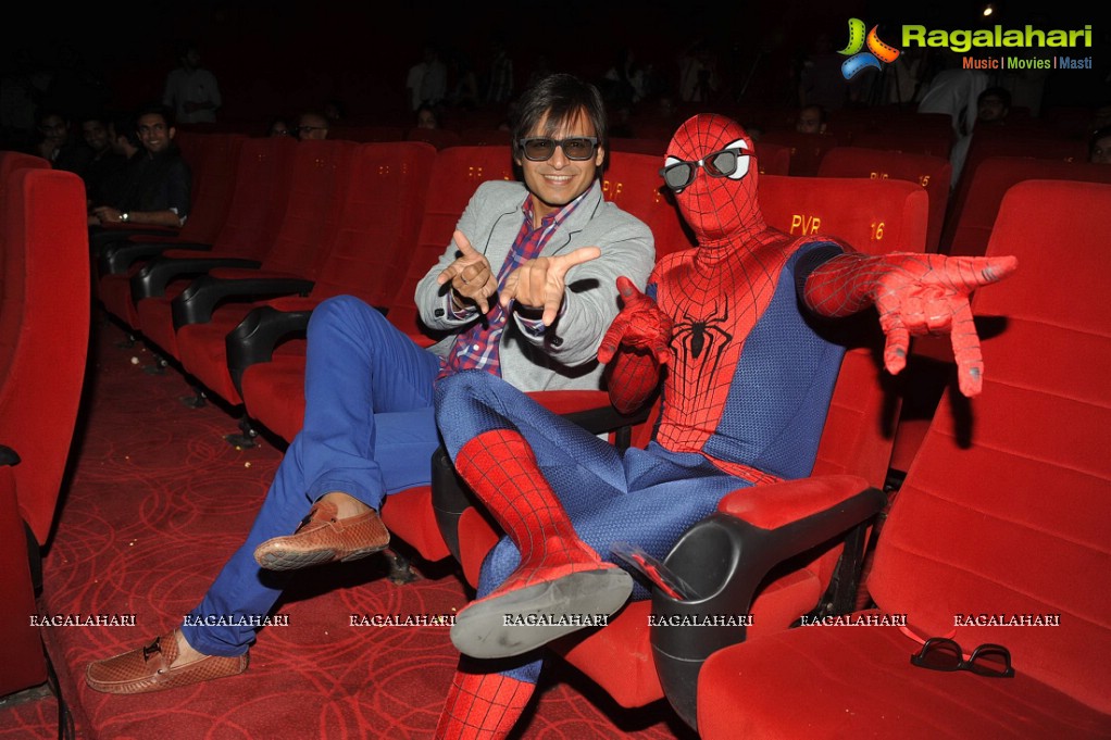 Vivek Oberoi Launches The Amazing Spider-Man 2 Hindi Trailer, Mumbai