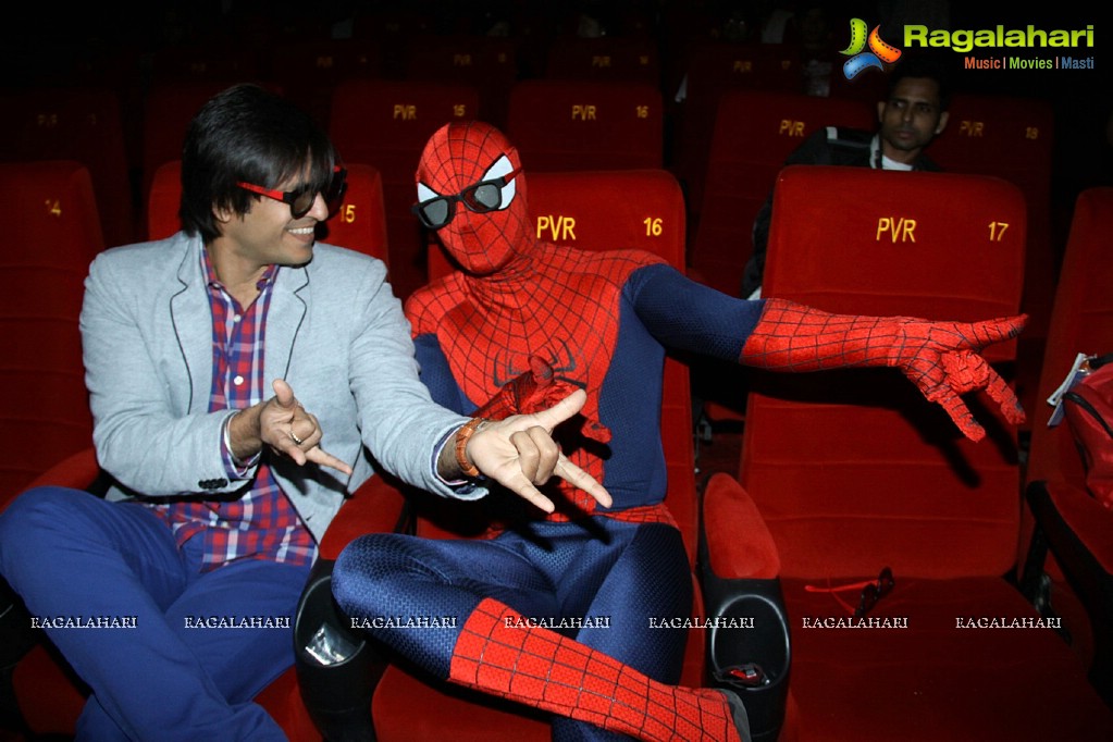 Vivek Oberoi Launches The Amazing Spider-Man 2 Hindi Trailer, Mumbai