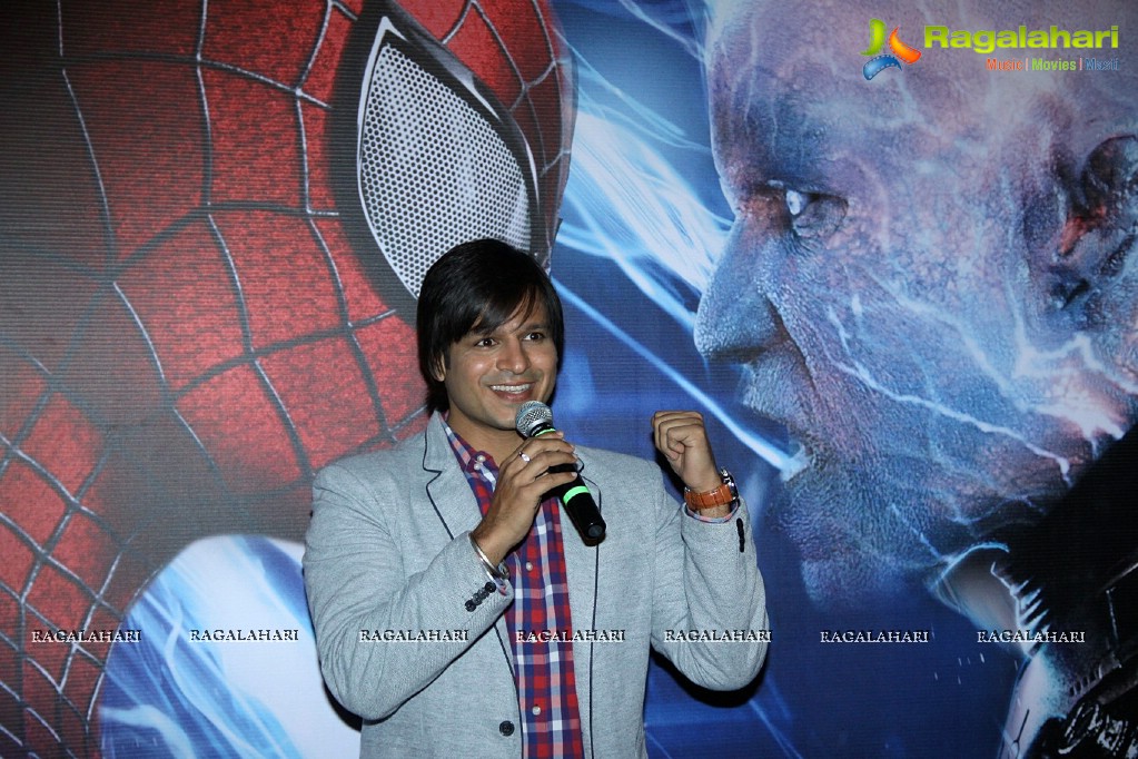 Vivek Oberoi Launches The Amazing Spider-Man 2 Hindi Trailer, Mumbai