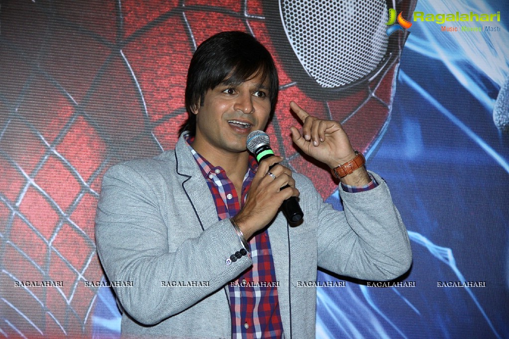 Vivek Oberoi Launches The Amazing Spider-Man 2 Hindi Trailer, Mumbai