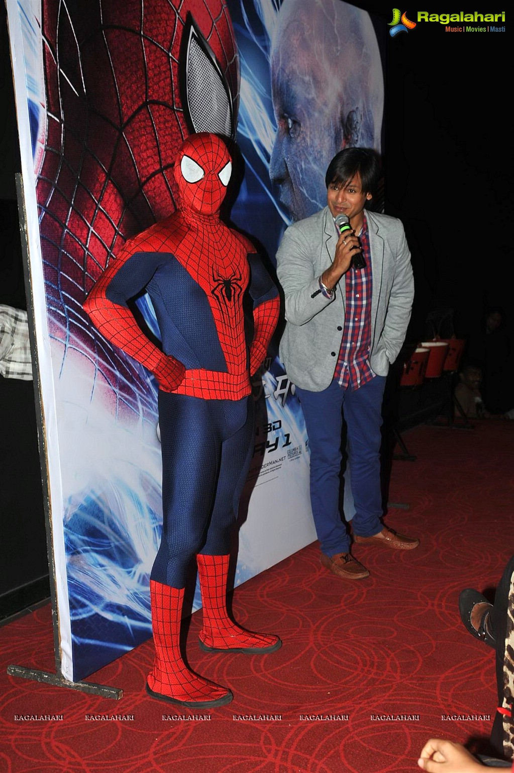 Vivek Oberoi Launches The Amazing Spider-Man 2 Hindi Trailer, Mumbai