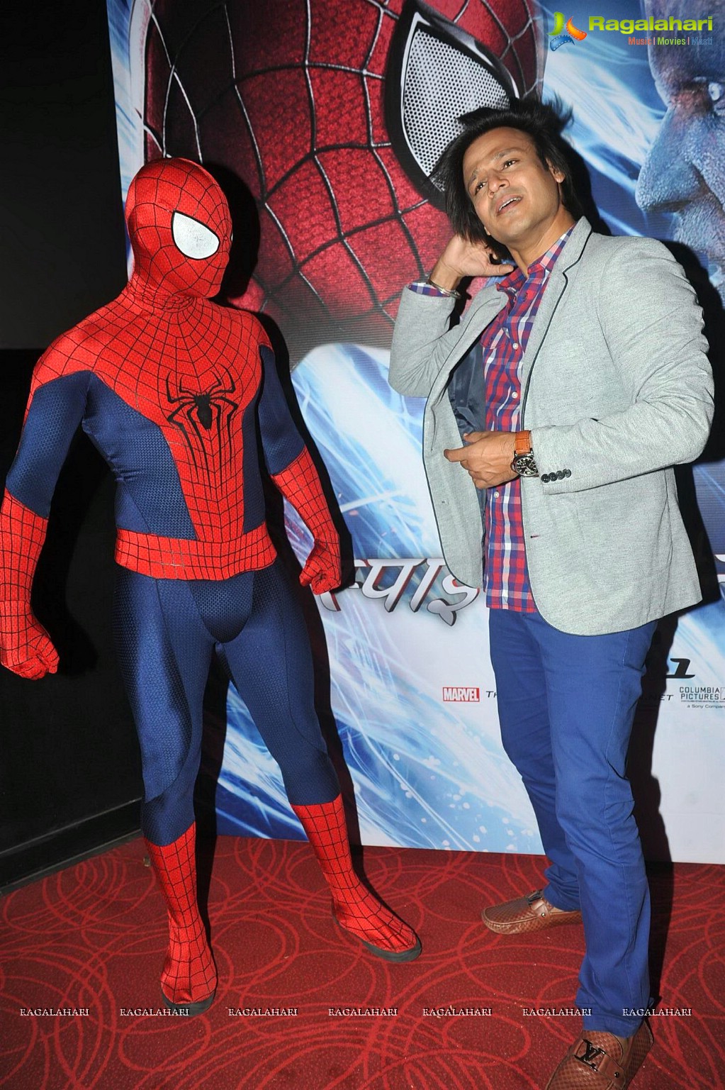 Vivek Oberoi Launches The Amazing Spider-Man 2 Hindi Trailer, Mumbai