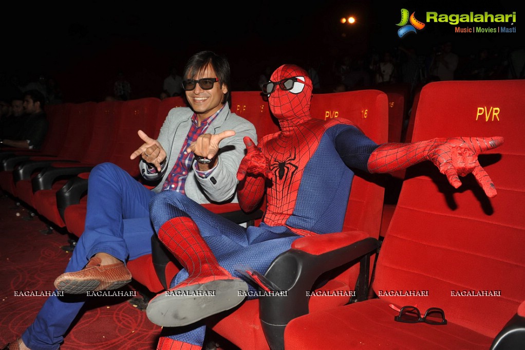 Vivek Oberoi Launches The Amazing Spider-Man 2 Hindi Trailer, Mumbai