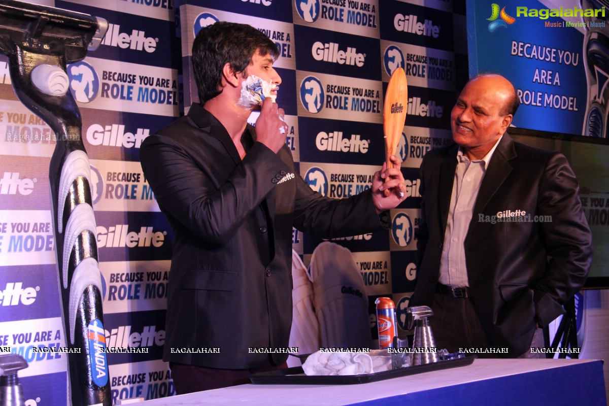 Gillette 'Because You Are A Role Model' Event with VVS Laxman and Nikhil