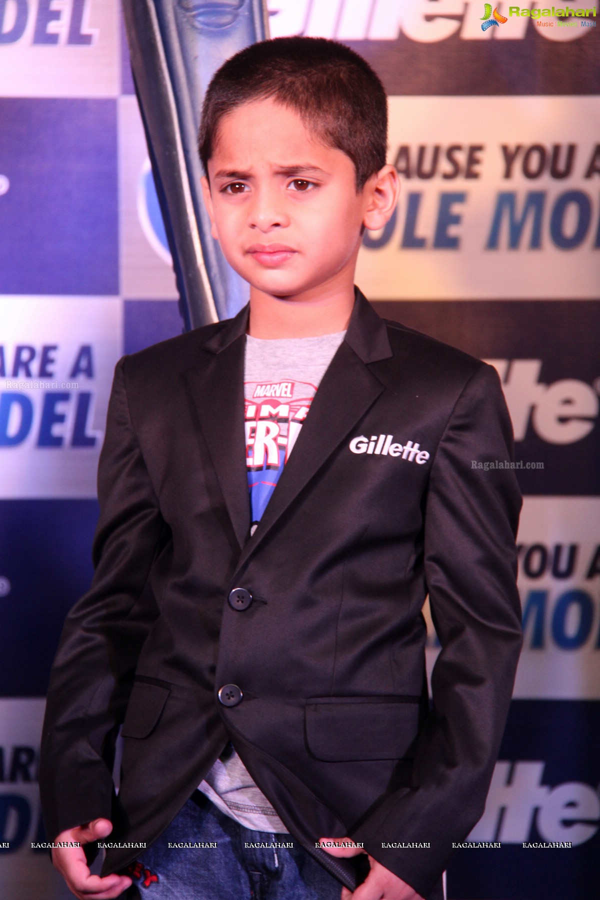 Gillette 'Because You Are A Role Model' Event with VVS Laxman and Nikhil