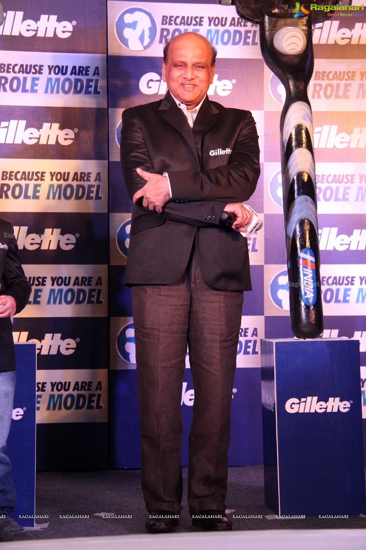 Gillette 'Because You Are A Role Model' Event with VVS Laxman and Nikhil