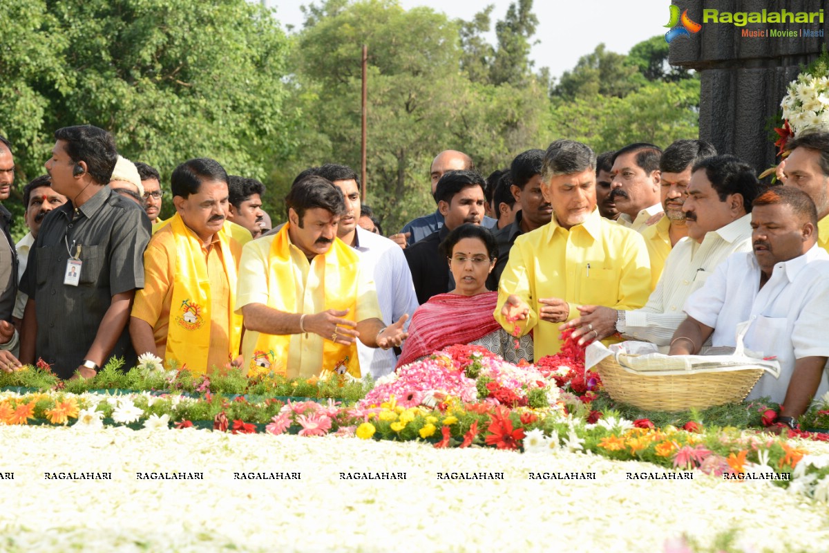 Nandamuri Family Members at NTR Ghat