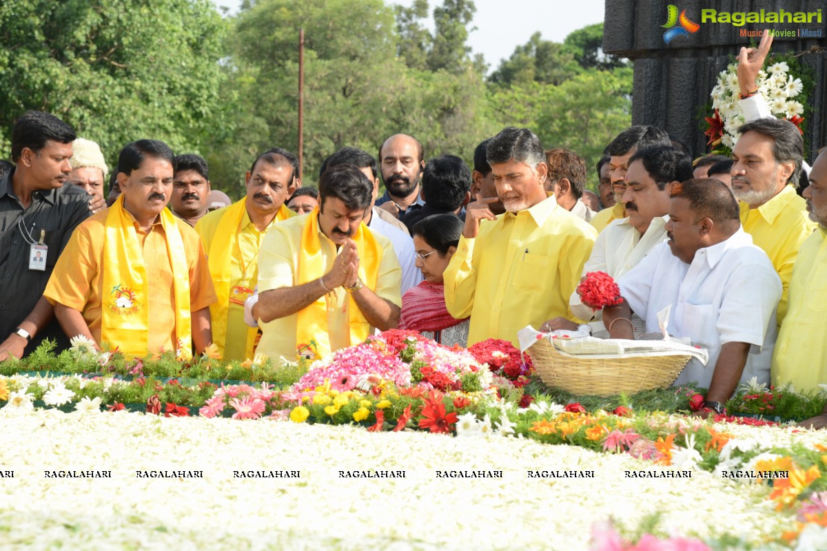 Nandamuri Family Members at NTR Ghat