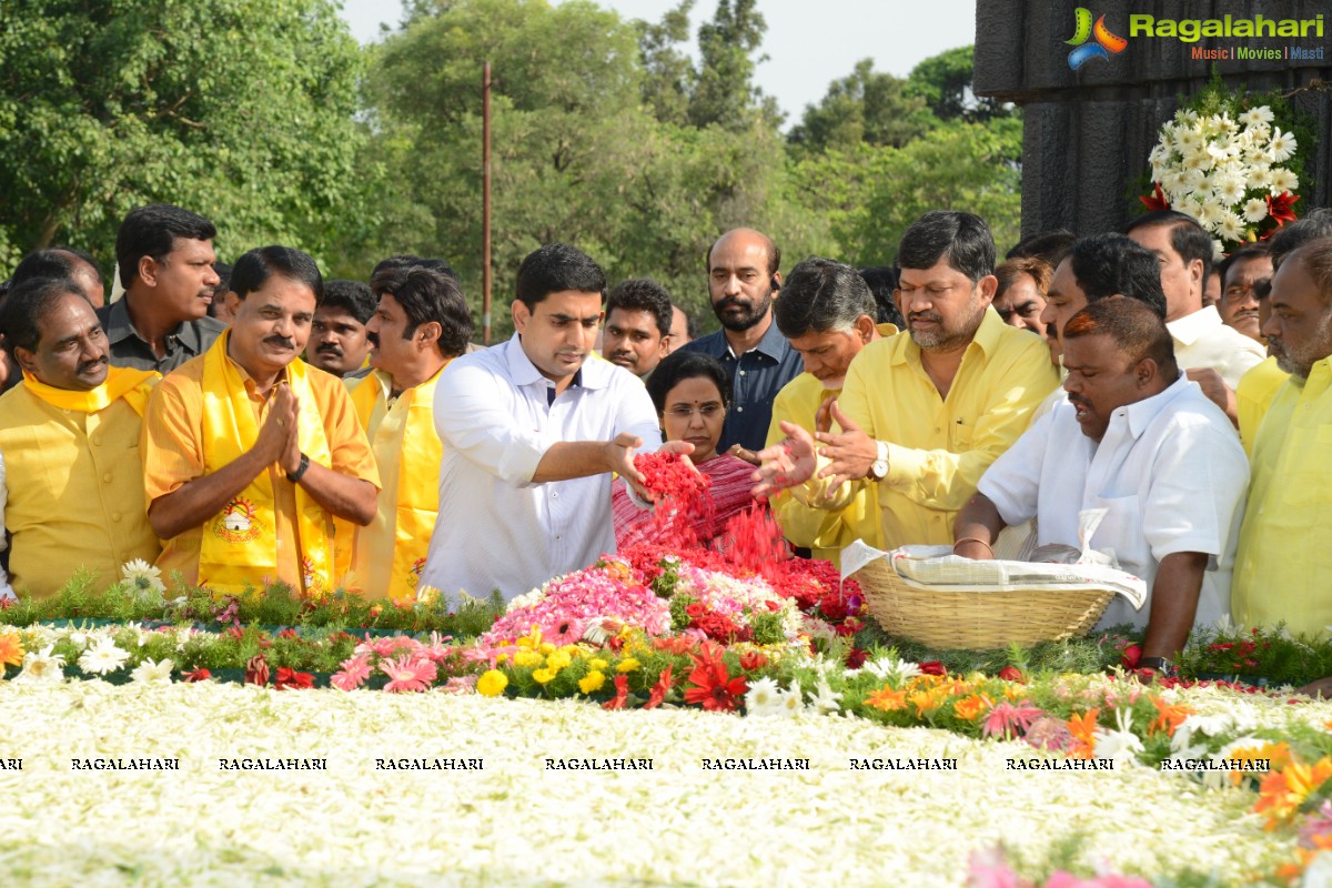 Nandamuri Family Members at NTR Ghat