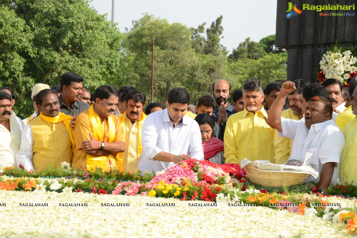 Nandamuri Family Members at NTR Ghat