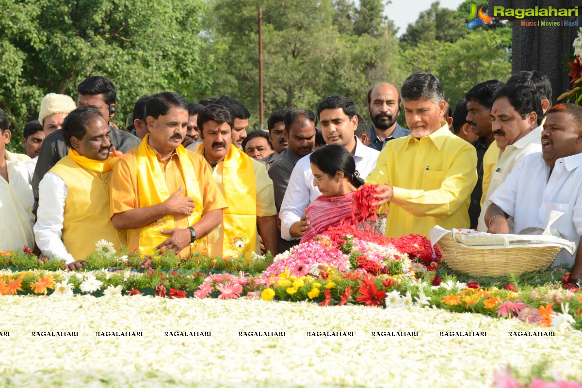 Nandamuri Family Members at NTR Ghat