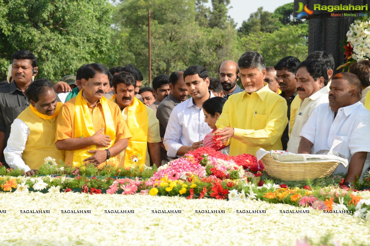 Nandamuri Family Members at NTR Ghat