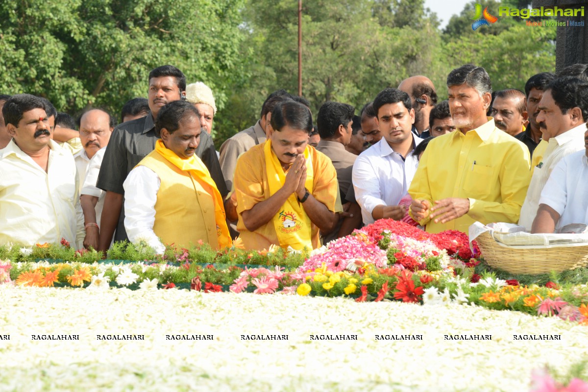 Nandamuri Family Members at NTR Ghat