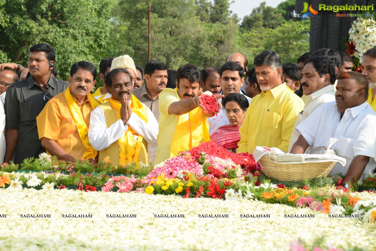 Nandamuri Family Members at NTR Ghat