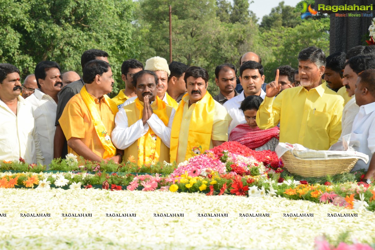 Nandamuri Family Members at NTR Ghat