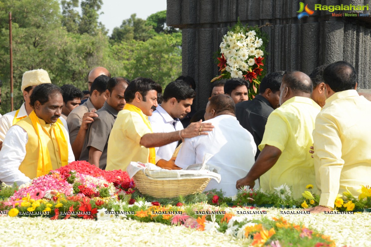 Nandamuri Family Members at NTR Ghat