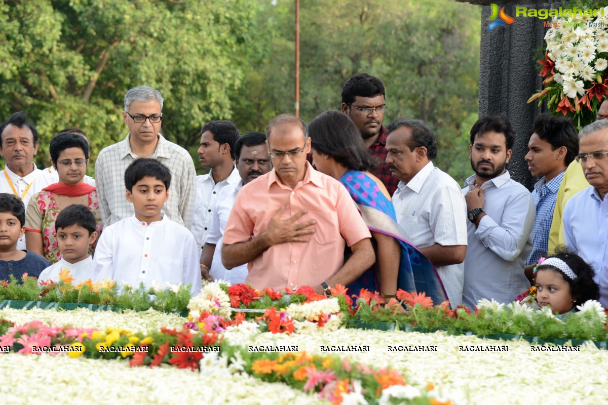 Nandamuri Family Members at NTR Ghat