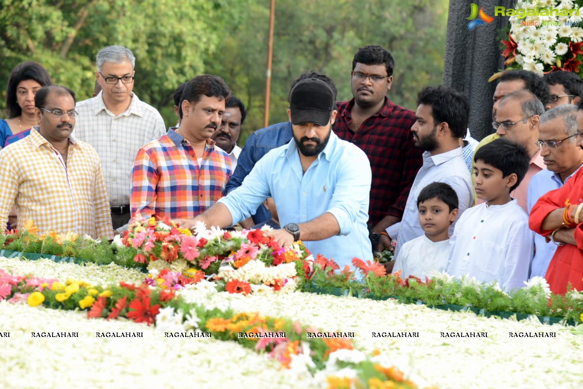 Nandamuri Family Members at NTR Ghat