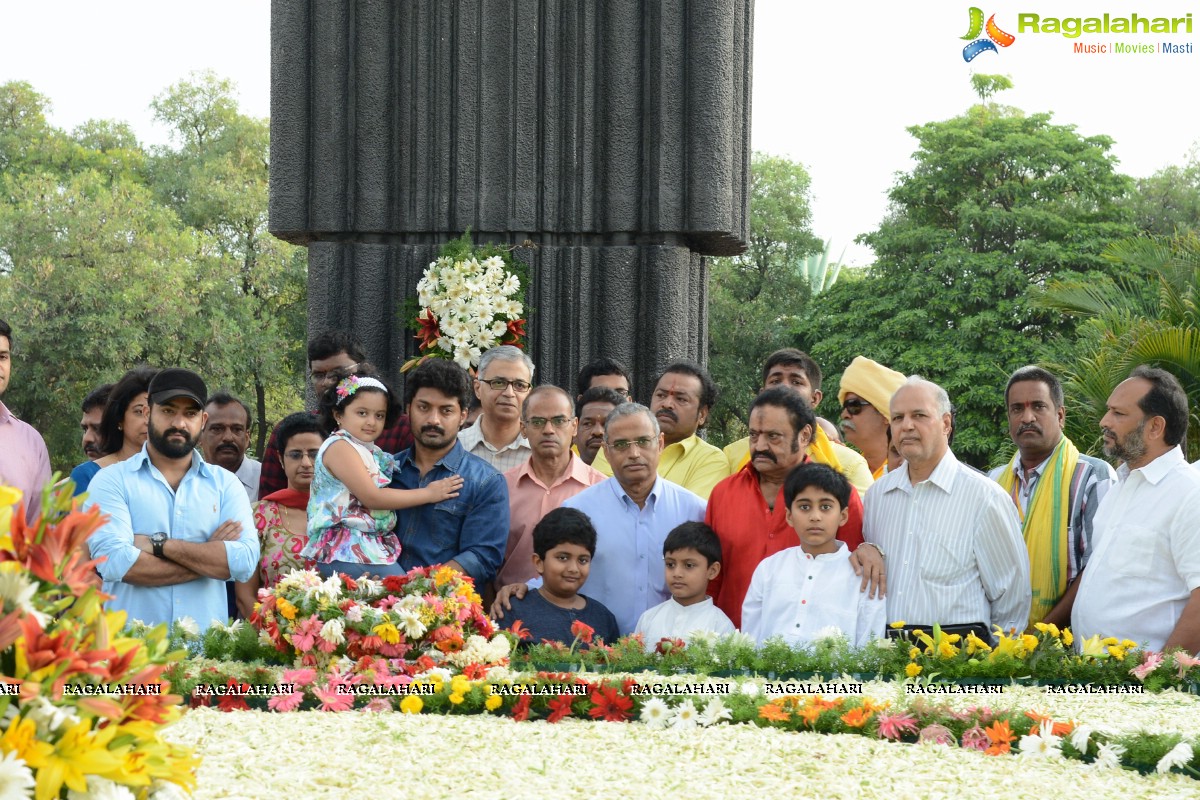 Nandamuri Family Members at NTR Ghat