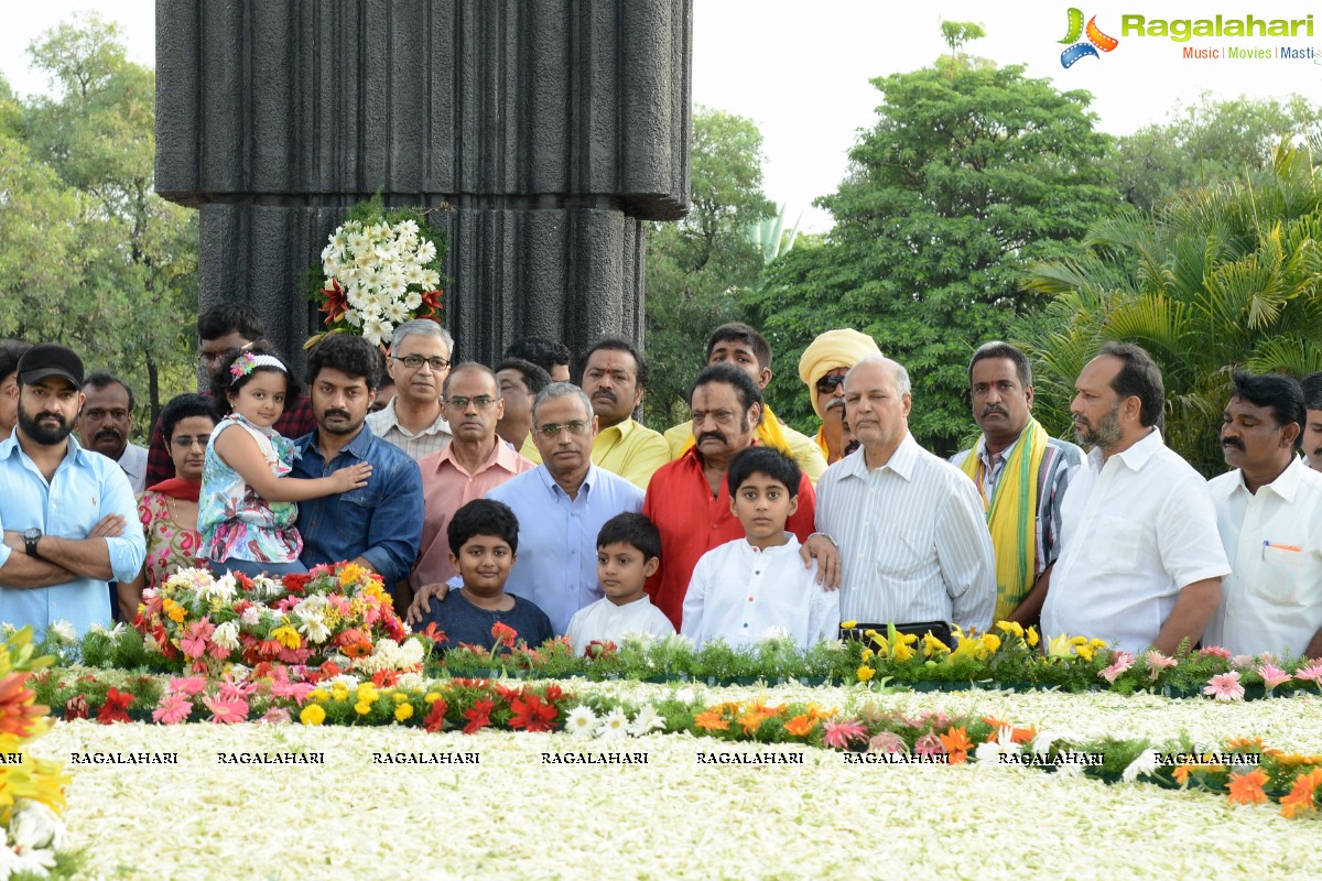 Nandamuri Family Members at NTR Ghat