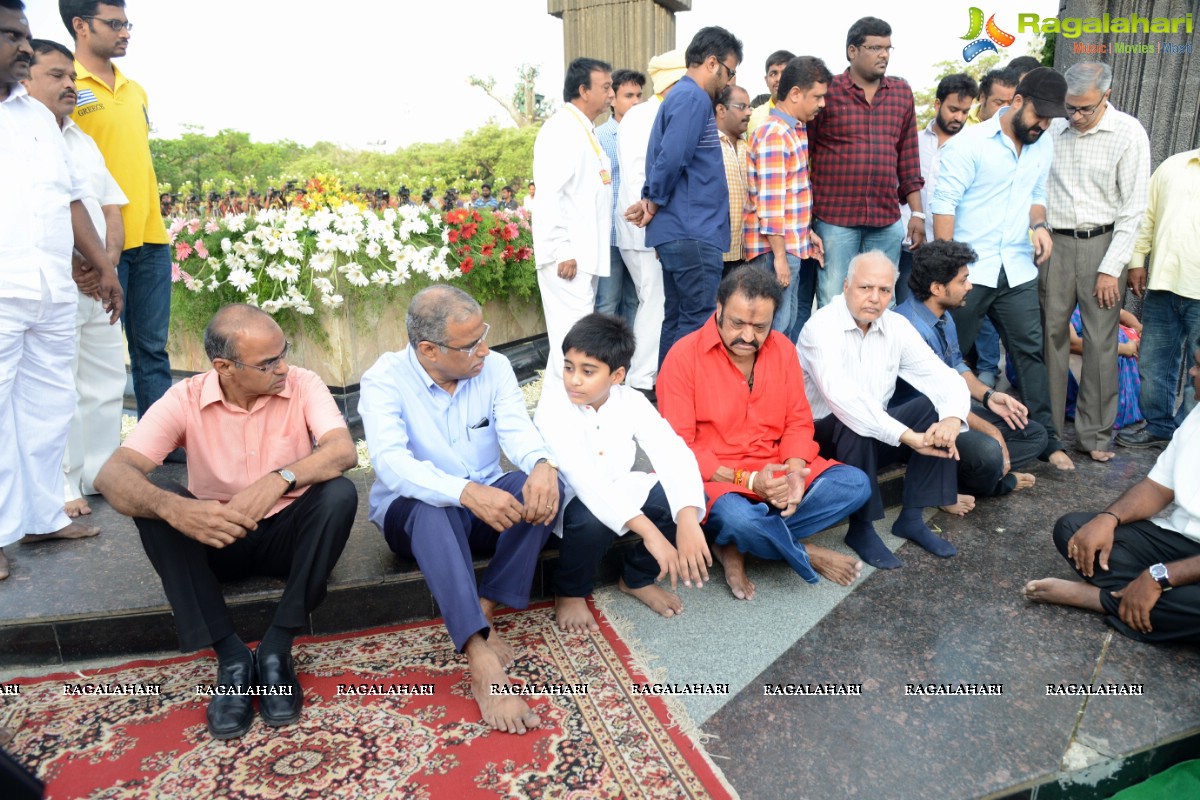 Nandamuri Family Members at NTR Ghat