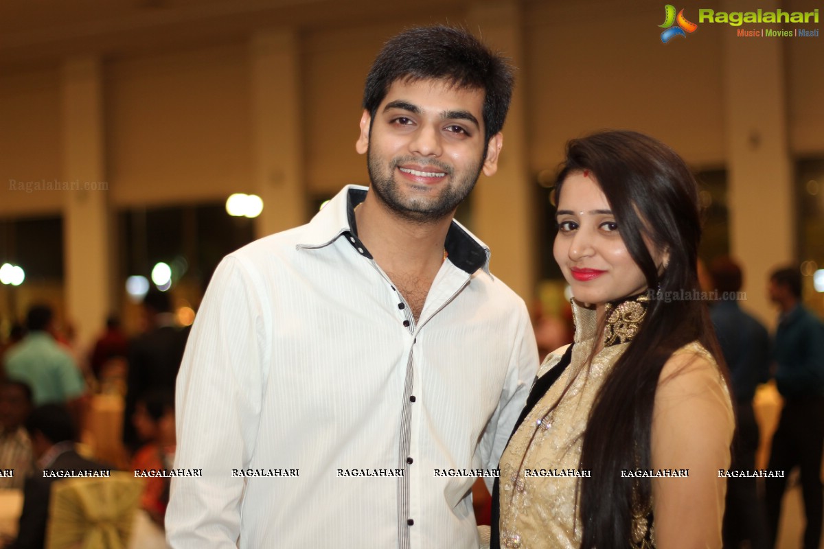 Grand Wedding Reception of Abhay and Chandini at SS Convention, Hyderabad