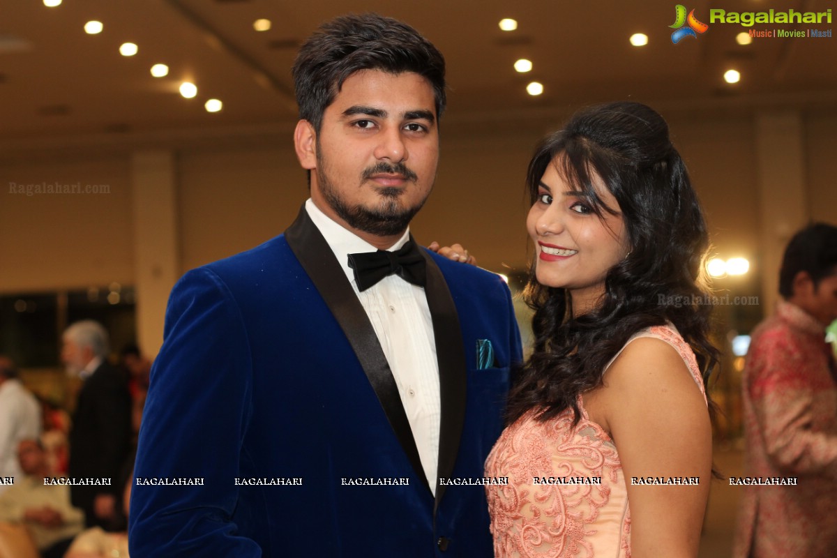 Grand Wedding Reception of Abhay and Chandini at SS Convention, Hyderabad