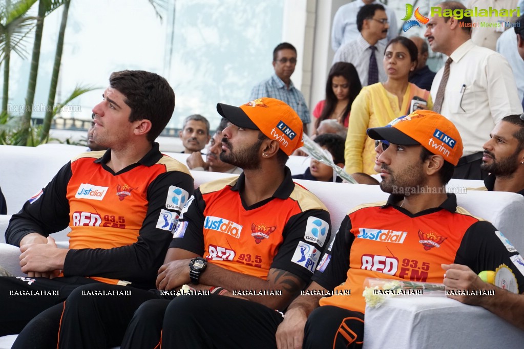 IPL Sunrisers team members launch 'Hearing Impaired Girl Child Project' initiated by Apollo Hospitals & SAHI!