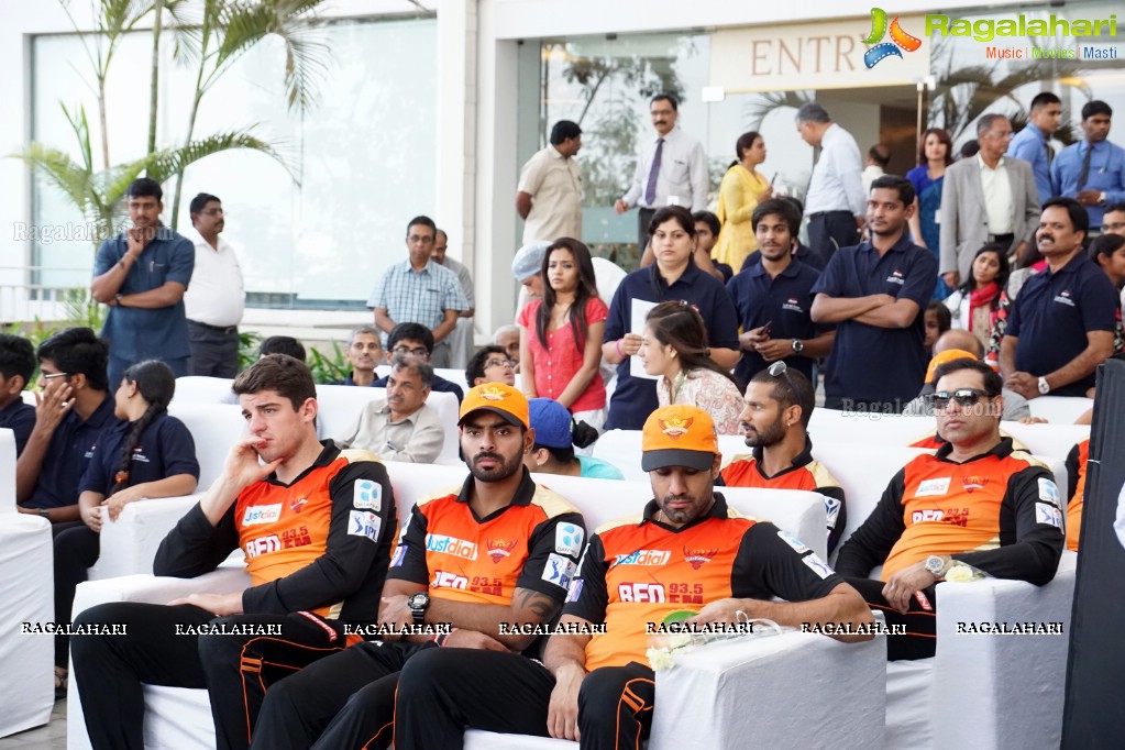 IPL Sunrisers team members launch 'Hearing Impaired Girl Child Project' initiated by Apollo Hospitals & SAHI!