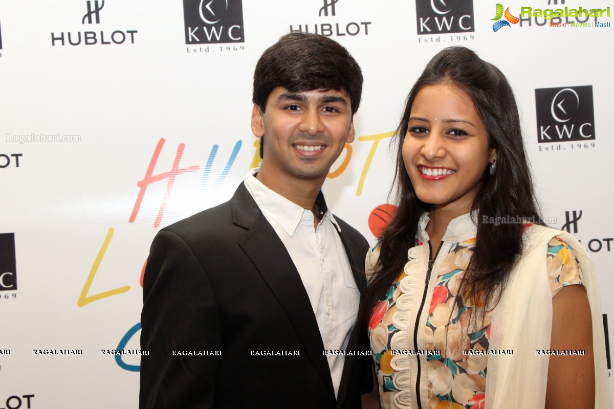 Launch of 'Hublot' at Kamal Watch Co. by Harbhajan Singh