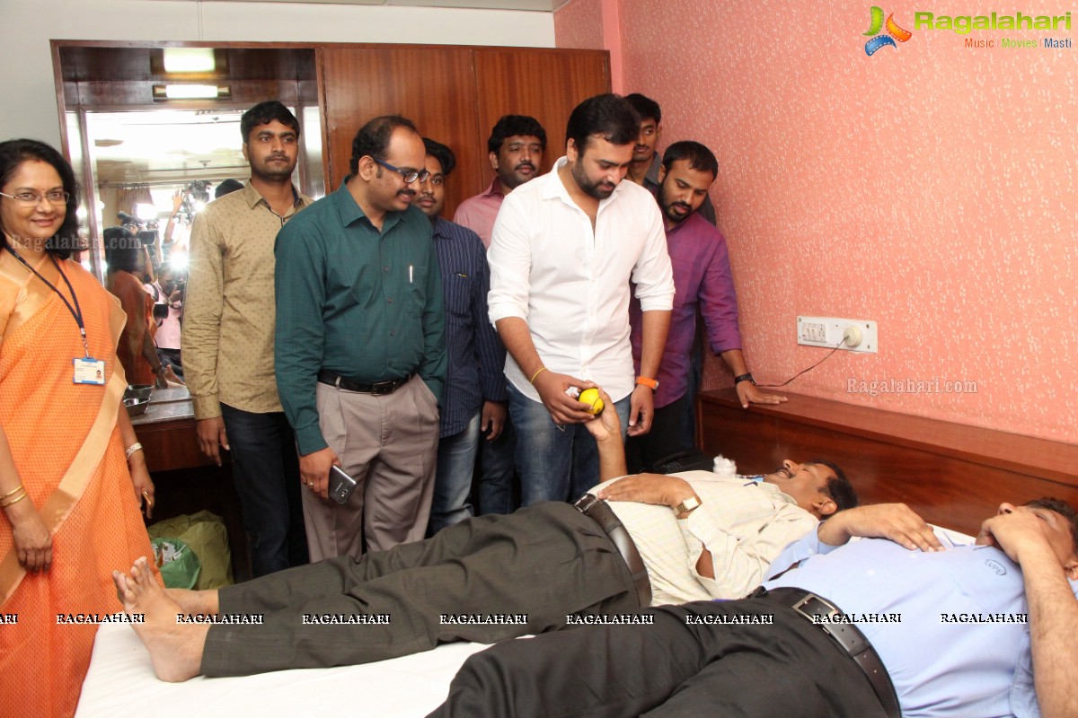 Nara Rohit Inaugurates Blood Donation Camp Organised by LV Prasad Eye Institute