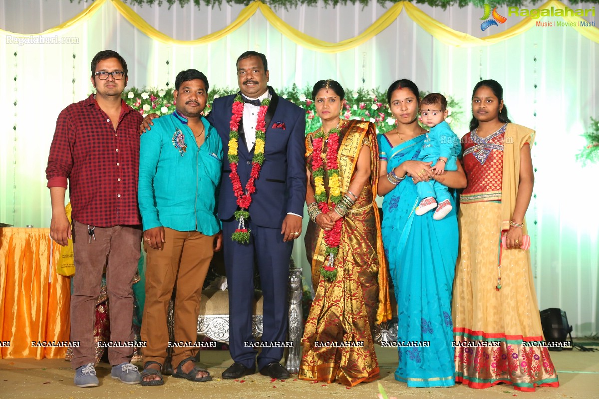 Grand Wedding Reception of Harinath (Manager of Priyamani, Rakul Preet Singh, Isha Chawla, Shanvi & Sandeep) and Krishna Veni