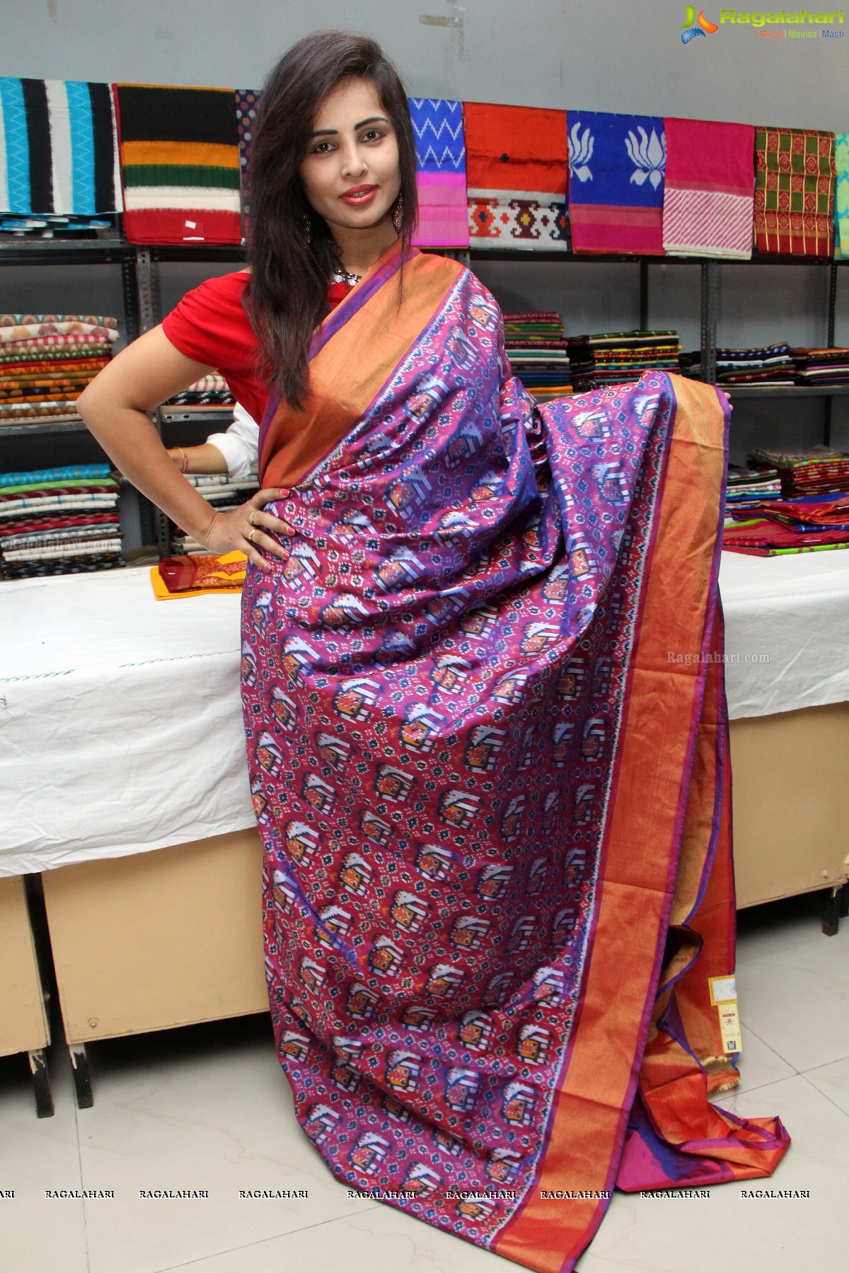 Hashika Dutt inaugurates Pochampally IKAT art Mela-2015